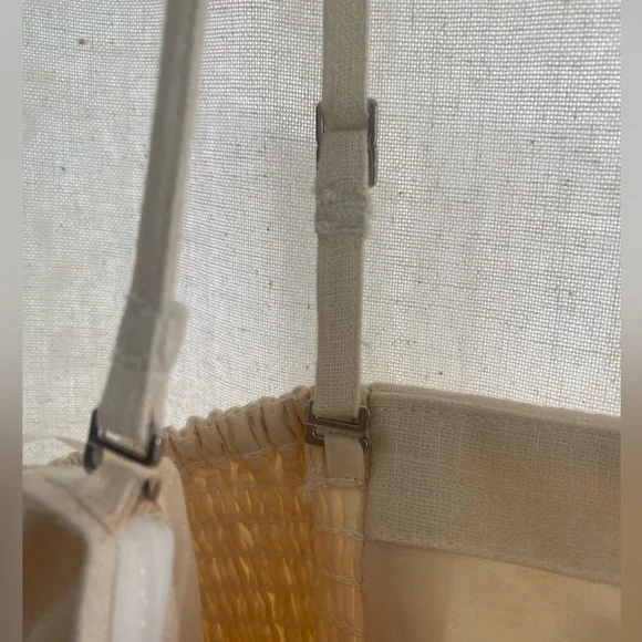 Abercrombie & Fitch Strapless Linen-Blend Skort - Picture 5 of 8